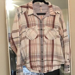 Free people button up